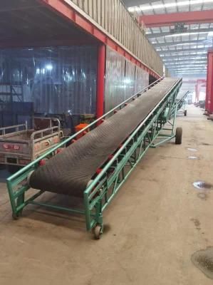 China Conveyor Belt Carries Supplies Moving Belt Conveyor with Conveying Capacity 50ton-1000tons/H