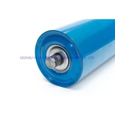 Material Handling Gravity Conveyor Standard Rubber Impact Idler Roller