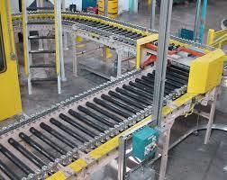 Drum Motor Powered Ribbed Belt Roller Conveyor Motorized Roller Conveyor