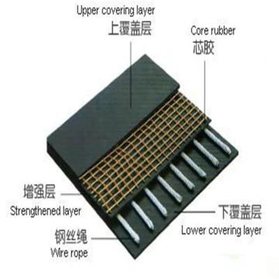 Anti Tear St1600 Steel Cord Rubber Conveyor Belt