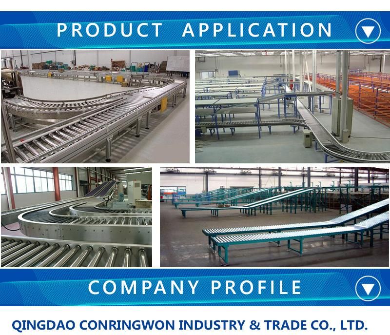 Free Gravity Belt Steel Conveyor Rollers for Production Line Conveyor System