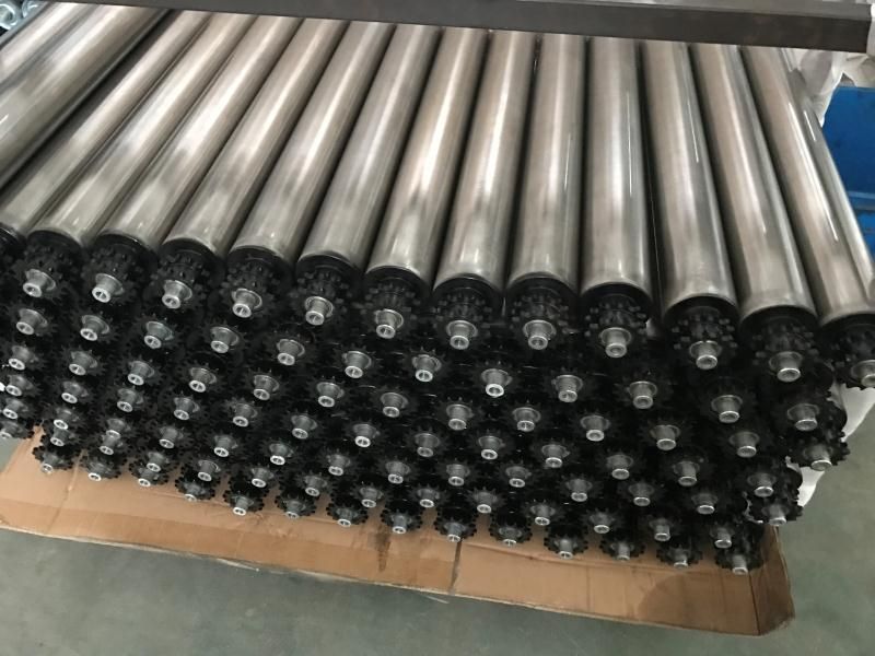 China Manufacturer Zinc Plating Stainless Steel Universal Gravity Conveyor Roller