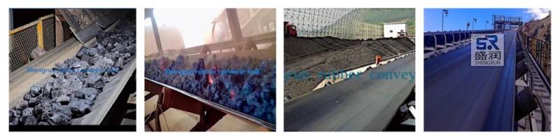 Heat Resistant /Anti-Burning/Flame Resistant Rubber Ep200 Conveyor Belt for Slag