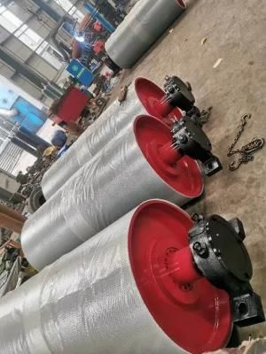 Mobile Gravity Conveyor Pulley Drive Drum Conveyer Roller for Transportation