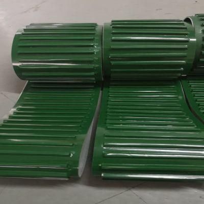 PVC Anti Slip Guide Strip Trapezoid Lifting Conveyor Belt for Industrial