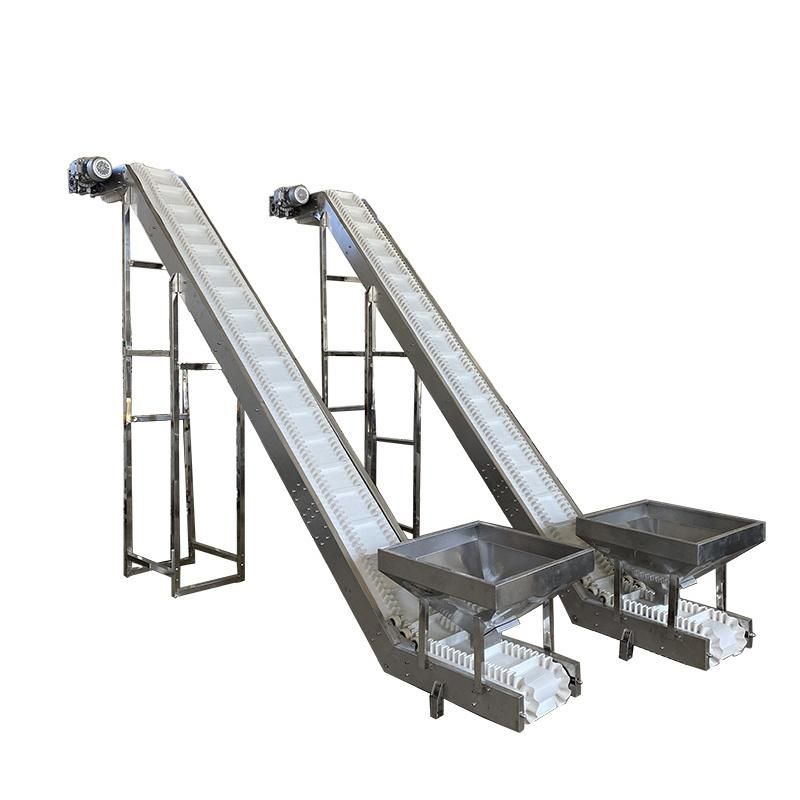 Stainless Steel Structure Sidewall Skirt Belt Conveyor