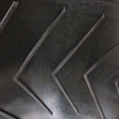 Heat Resistant Chevron Conveyor Belt Rubber
