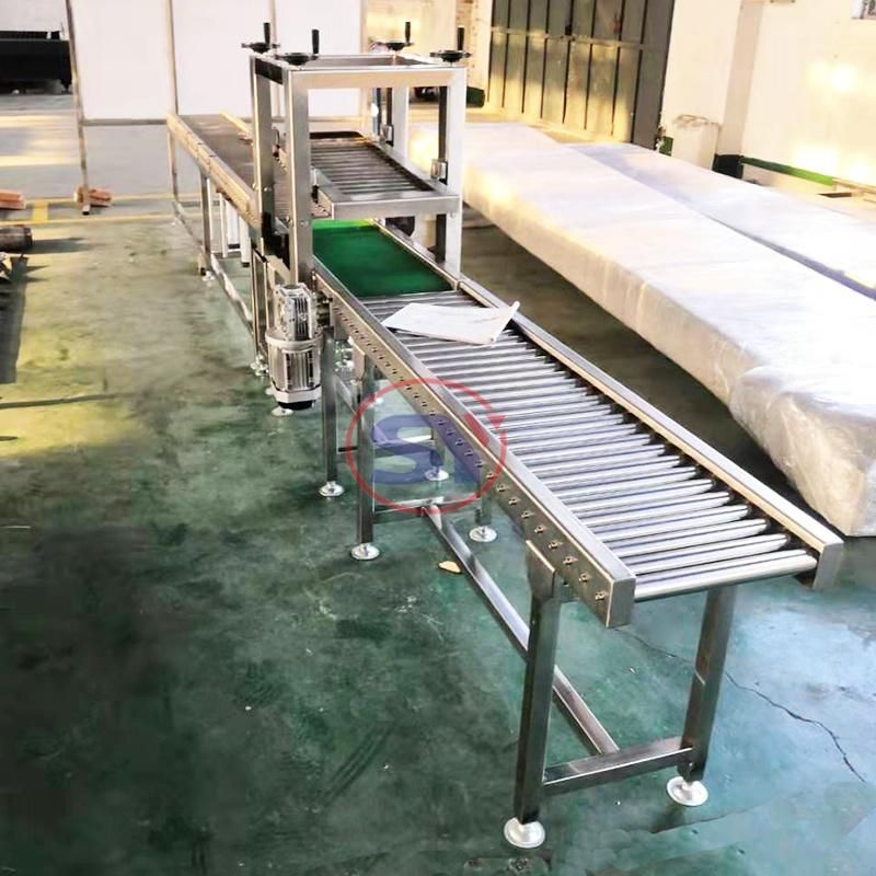 Workstation Manual Assembly Gravity Roller Conveyor Line for Furniture Transport