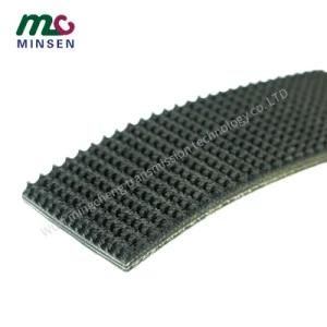 Factory Grenn Wear - Resistant Rubbergrass Pattern Conveyor Belt for Normal Climbing Conveyor