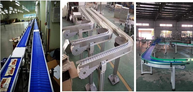 PP/POM Material Plastic Flat Top Conveyor Modular Belt