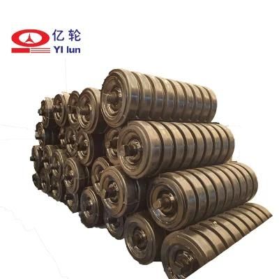 Environmental Rubber Impact Roller Belt Conveyor Idler for Mining