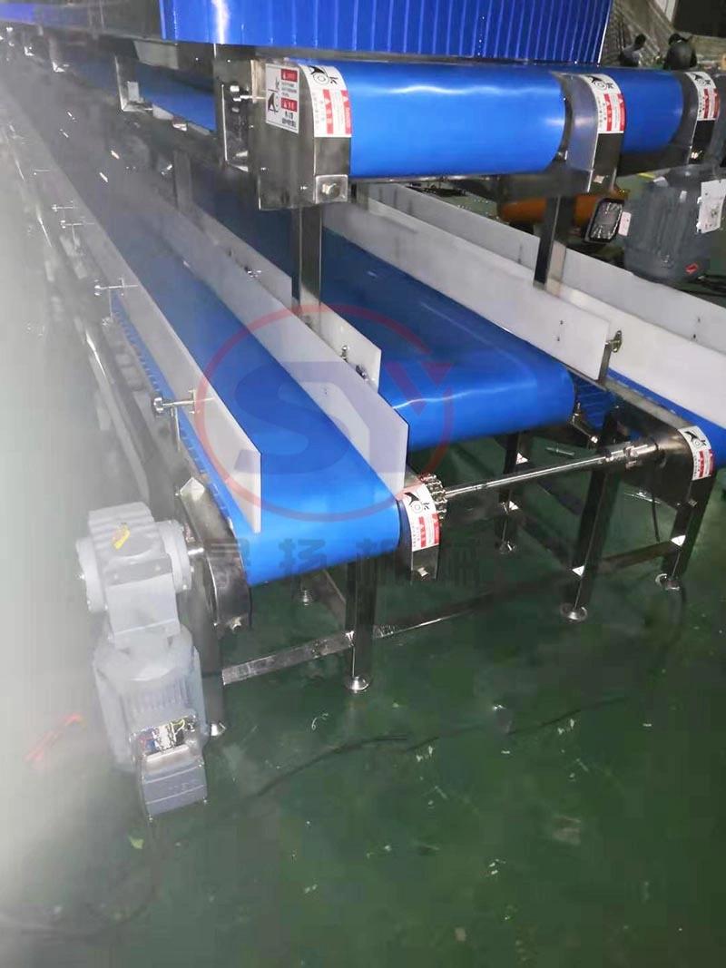 Heat Resistant Green/Blue PVC Belt Conveyors for Bulk Handling Customizable Type