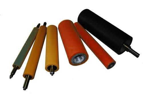 Big Size PU Roller Rubber Roller Customized for Printing Industrial