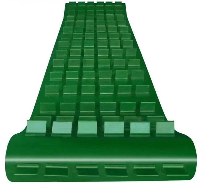 PVC Conveyor Belt with Corrugated Sidewall/Wavy Flanged Conveyer Belt