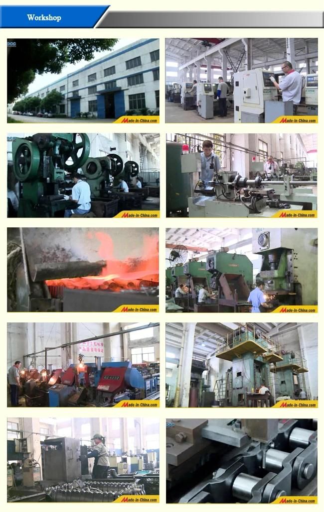 Offset Link Industrial Transmission Conveyor Roller Forged Chain for Palm Oil Industry