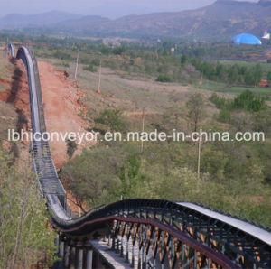 Overland Long-Distance Curved Rubber Belt Conveyors