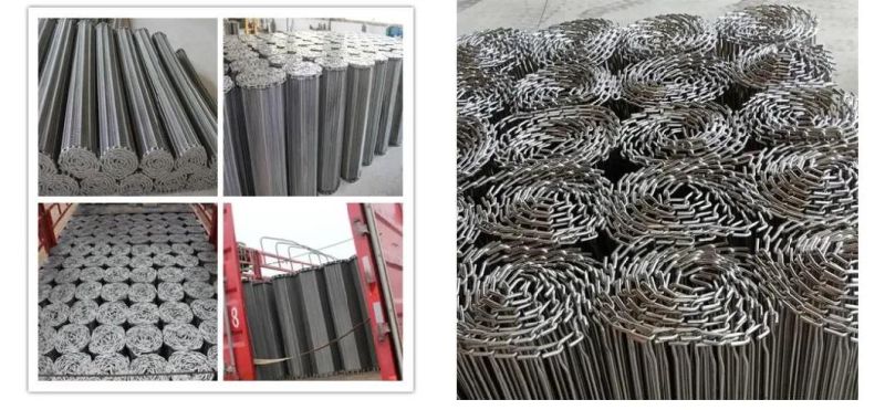 Plastic Conveyor Belts with 27.2mm Pitch for Cartons Processing Industry