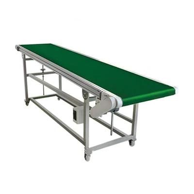 Automatic Pallet Roller Stainless Steel Nylon Belt Conveyor