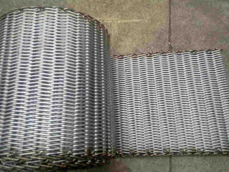 High Temperature SS304 Stainless Steel Chain Spiral Conveyor Belt Metal Balance Weave Wire Mesh Belt Conveyor Mesh Belt