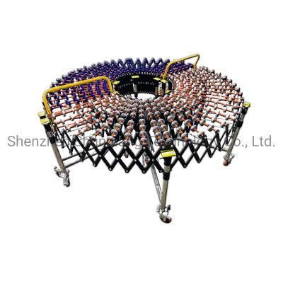 China Manufacturer Load and Unload Gravity Flexible Skate Wheel Conveyor