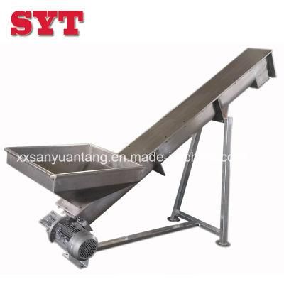 Stainless Steel Shaftless Auger Conveyor / Screw Feeder Machine