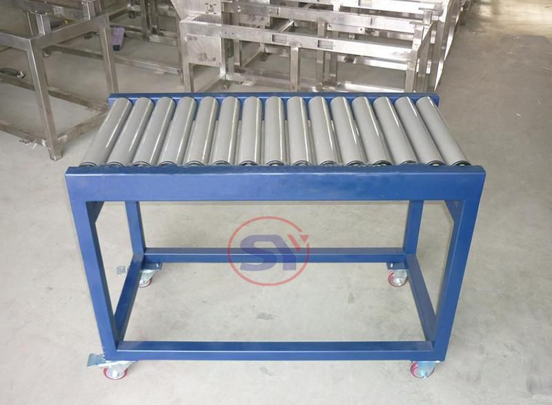 Powder Coated Mild Steel Pallet Transfer Roller Conveyor Price