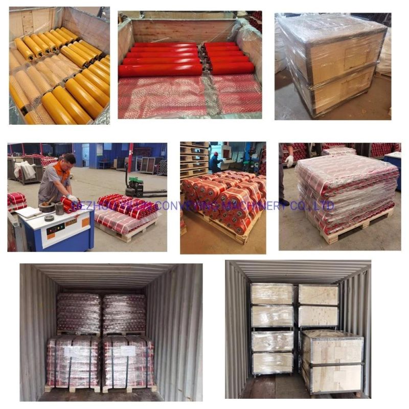 Flexible Rotation Small Runout Low Noise Long Life Conveyor Idler Roller for Various Industries