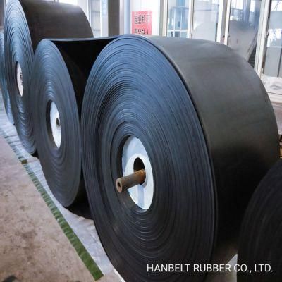 Heat Resistant Ep Fabric Canvas Rubber Conveyor Belt From Vulcanized Rubber for Sale