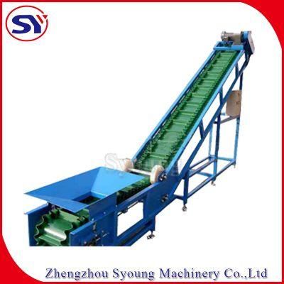 Mobile Type Inclined Nylon/Rubber Belt Conveyor for Building Material Transfer