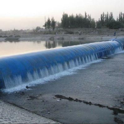 Inflatable Rubber Dam Without Lap Joints for Riverway 50years