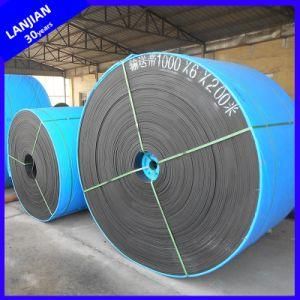 Types of Wear Resistant Ep/Polyester Conveyor Rubber Belt for Chemical Plant