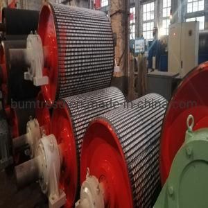 Ceramic Rubber Lagging Pulley for Copper Mines Application