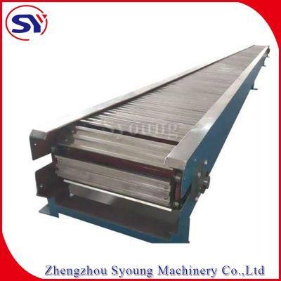 Food Products Flat Chain Linked Conveyor Equipments with Adjustable Height