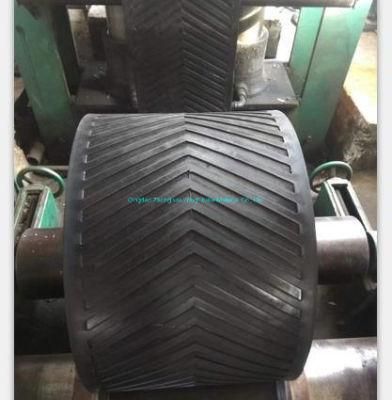 Low Cost Rubber Patterned Conveyor Belt for Chemical Plant