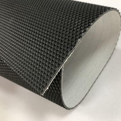 High Quality 1.8mm Black Diamond PVC Treadmill Conveyor Belt
