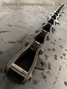 Stainless Steel or Carbon Steel Bend Plate Attachment Sugar Cane Mill Conveyor Chain