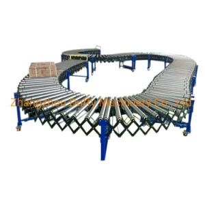 Telescoping Motorized Roller Conveyor for Warehousing and Logistics Industry
