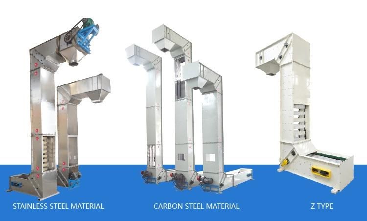 Z Shape/Type Bucket Elevator Conveyor for Conveying