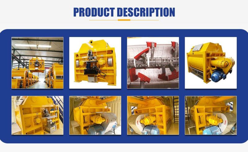 Yellow on Site After Sale Service and Video Guidance Concrete Mixers Conveyor