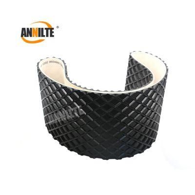 Annilte Conveyor Belt Sander Rough Surface Grid Pattern Conveyor Belt PVC for Sander