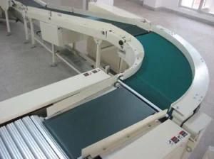 Ce Food Grade PVC/PU Turning Belt Conveyor for Process Line Price