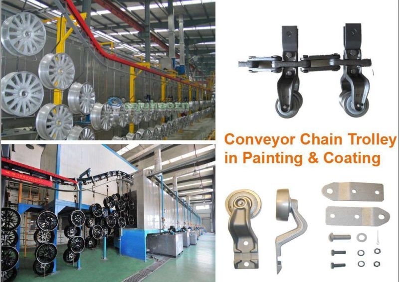 Heavy Duty Rivetless Drop Forged Chain X458 Chain Carbon Steel Chain and Forged Link Chain Steel Detachable Chain for Conveyor Painting Line Chain System