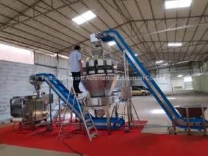 Factory Supply Blue Belting Machine Z Shape Conveyor