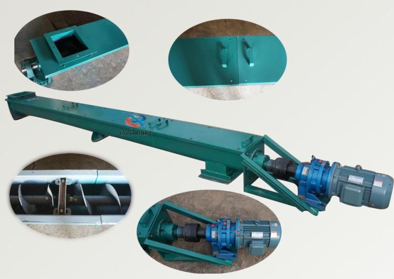 Dahan Flexible Inclined Industrial Pellet Auger Screw Conveyor Manufacturers