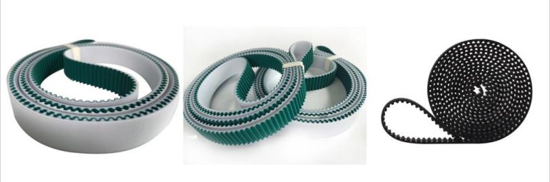Open Length Belt Industrial Machine Power Grip Silicon Rubber Pulley Conveyor Making Synchrochain Timing Belt