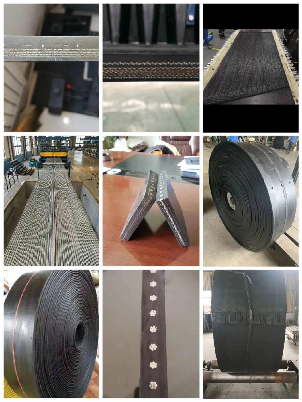 flexible Black Rubber Conveyor Belt for Grinder