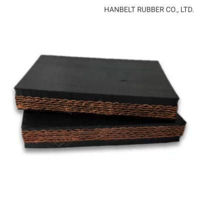 High Temperature Resistant Ep Rubber Conveyor Belt Reinforced with Polyester Canvas