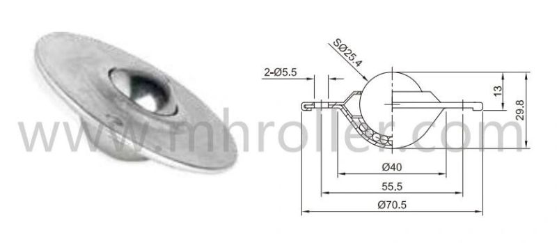 Wb-01 Ball Transfer Units Bearing Conveyor Ball Transfer Table