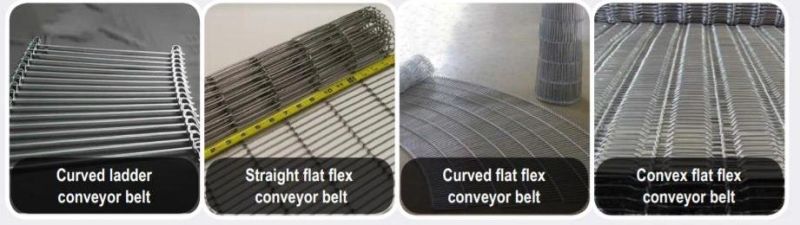 Heat Resistant Conveyor Flat Flex Conveyor Mesh Belt
