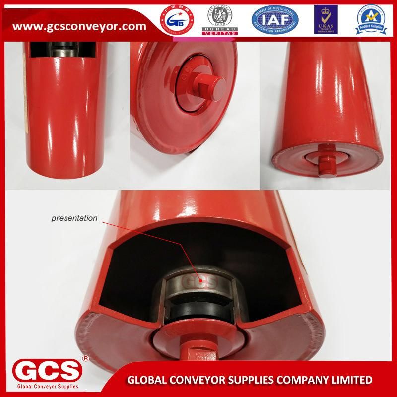 Roller Conveyors Gravity Rollers in Heavy Conveyor Gcs/Rkm Carry Roller for Steel Trough Idler Belt Conveyor